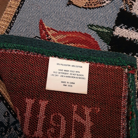 Set of 2 Cat Tapestry Placemats Hello Spring 18x13 with matching Pot Holder - Picture 6 of 8